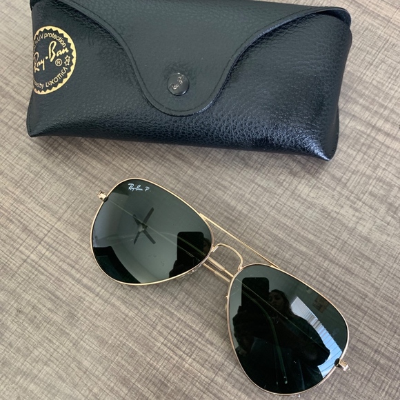 Ray-Ban Polarized Classic Aviators main image 4